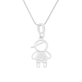 Colar Filho com Zircônia em Prata 925