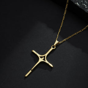 Pingente Dourado Crucifixo - Galeria