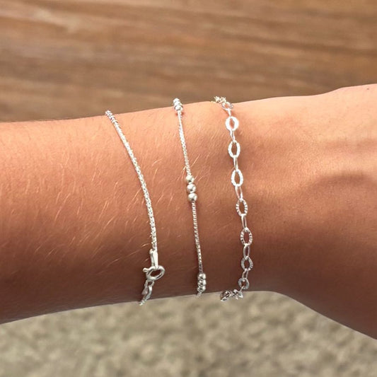 Trio de Pulseiras Essencials