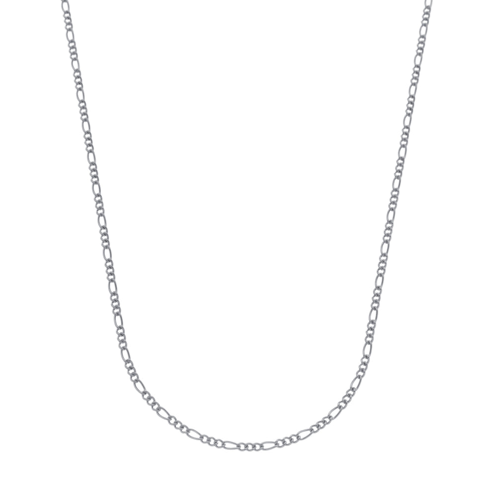 Corrente Prateada Masculina Elo 3 por 1 – 3mm