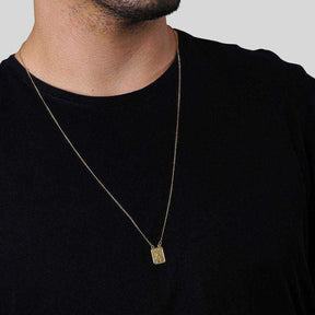 Escapulário Dourado Masculino Tradicional - Galeria